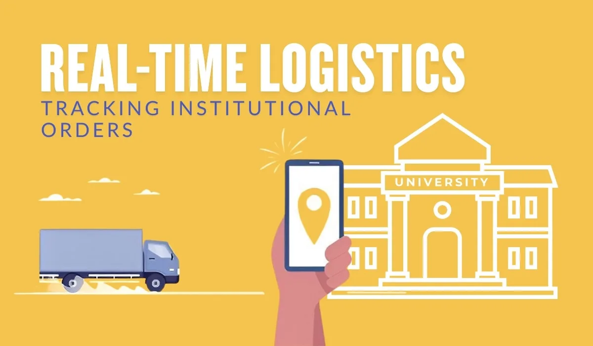 Real-time logistics tracking in Institutional Orders